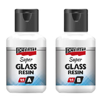 Čista smola Super Glass Pentart 1:1 - 2 x 40 ml
