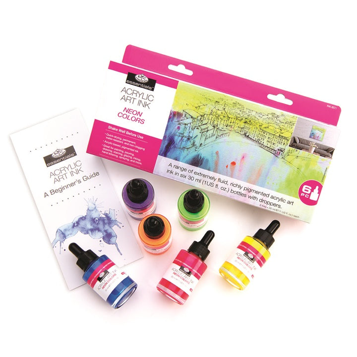 Akrilna tinta Royal & Langnickel neon boje 6 x 30 ml