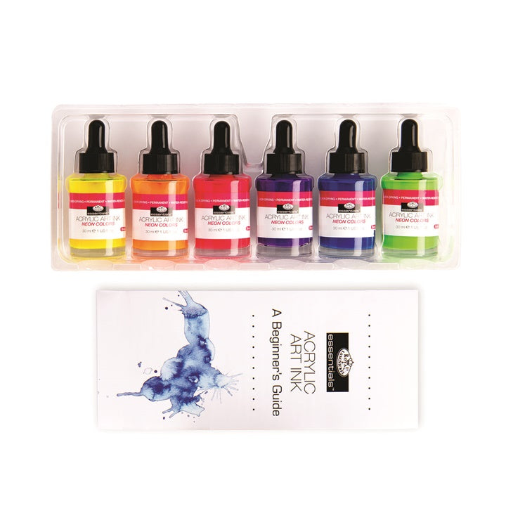 Akrilna tinta Royal & Langnickel neon boje 6 x 30 ml