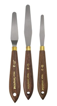 Set lopatica i noževa za umjetničko slikanje - set od 3 dijela
