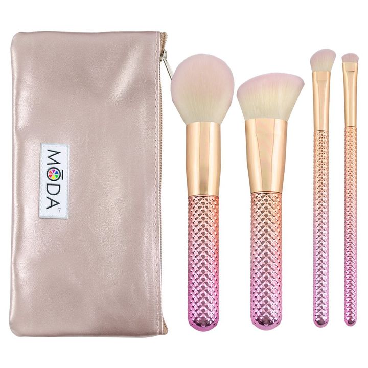 Set kozmetičkih kistova Complete Kit Rose 5 komada