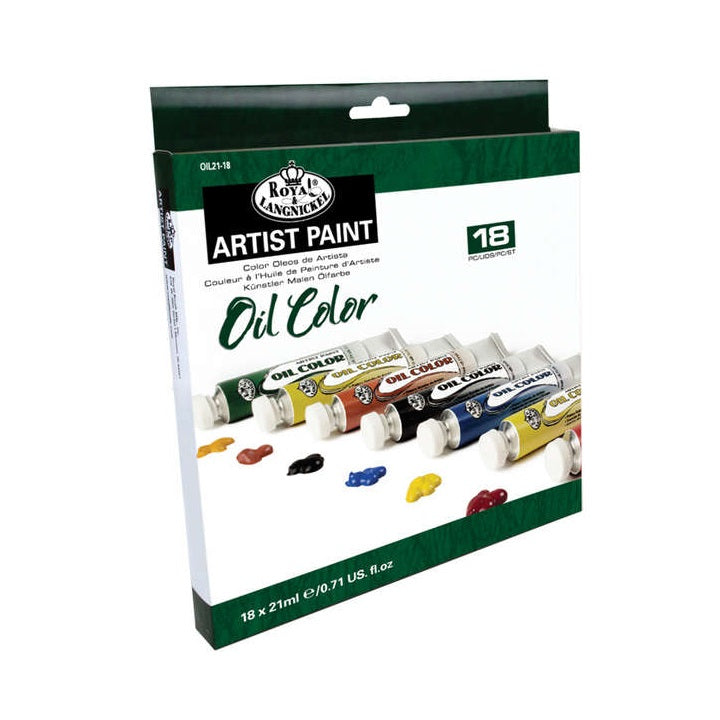 Set uljanih boja Royal & Langnickel - 18x21 ml