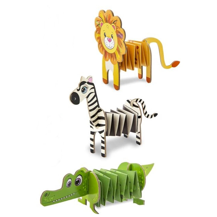 DIY set papirnatih safari životinja