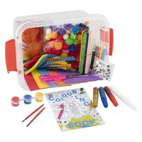 Kutija za ručne radove s 230+ dijelova, CRAFT KIT u kutiji za pohranu