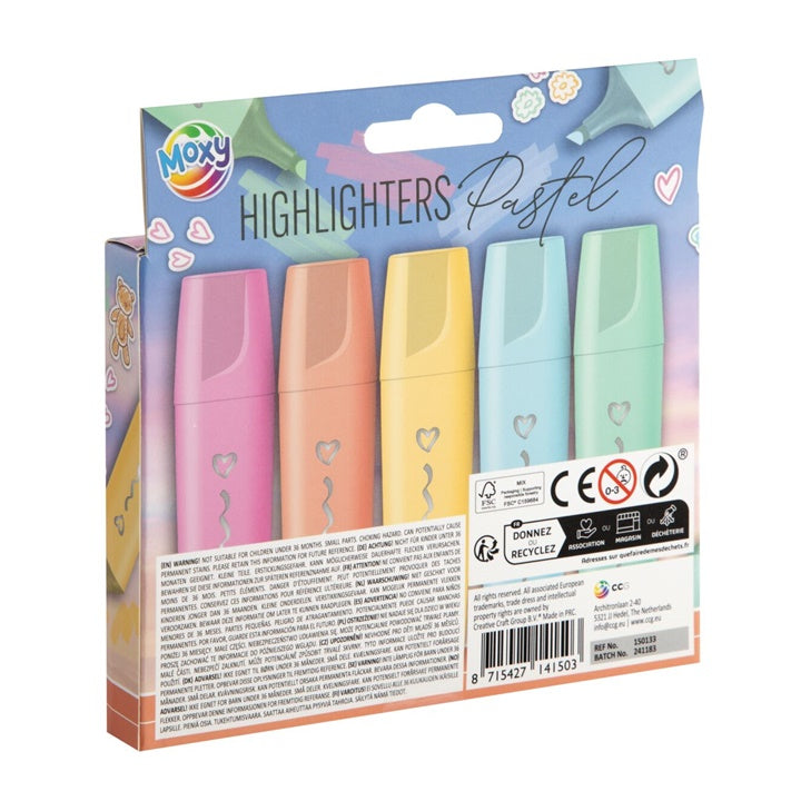 Set pastelnih highlightera