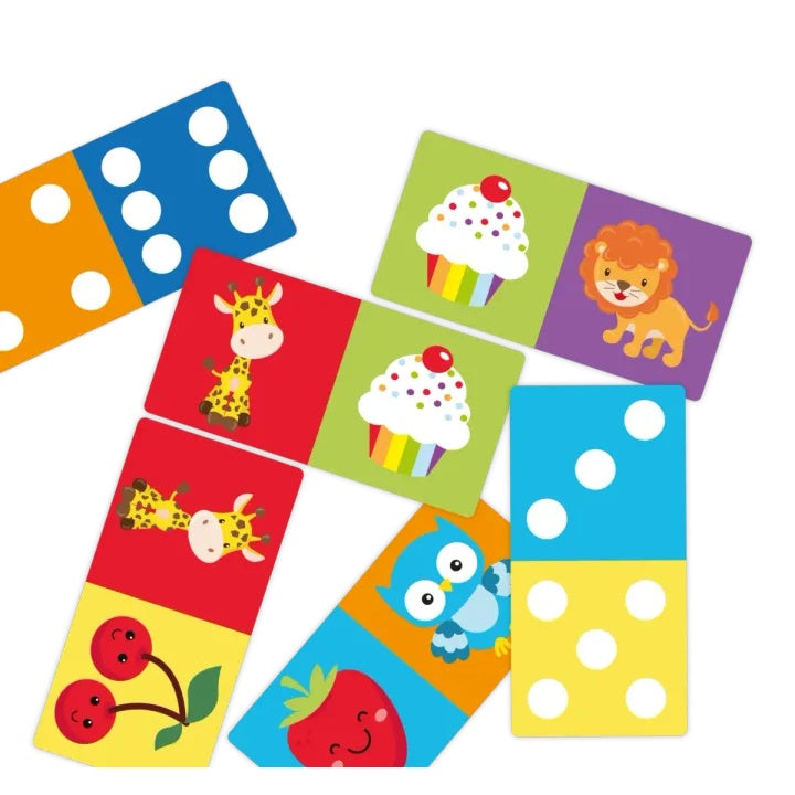 Dvostrana domino igra – 28 edukativnih kartica