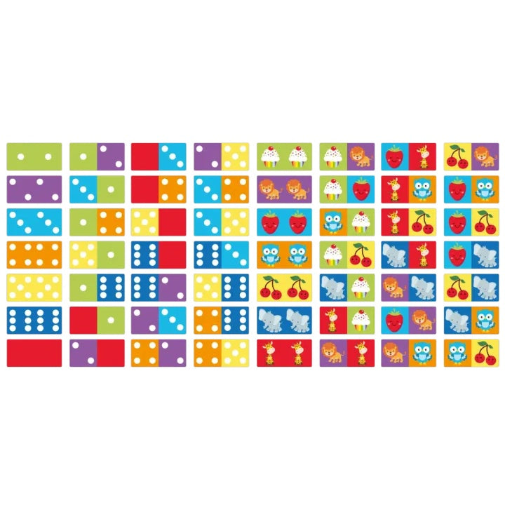 Dvostrana domino igra – 28 edukativnih kartica