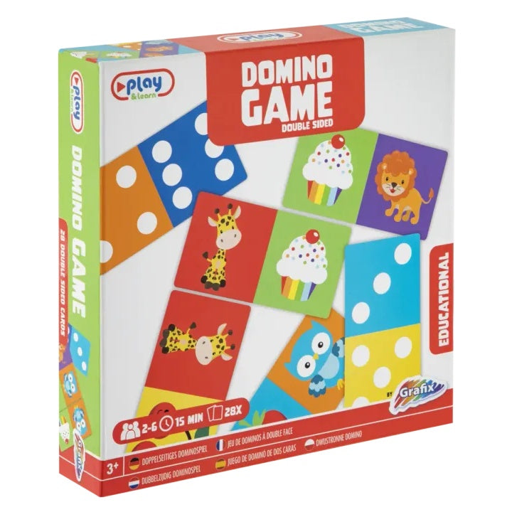 Dvostrana domino igra – 28 edukativnih kartica
