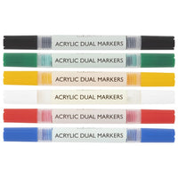 Akrilni markeri DUAL Nassau Fine Art - set od 6 kom