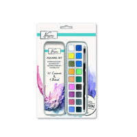 Set vodenih boja Nassau Fine Art – 19-dijelni