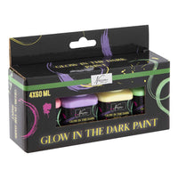 Set akrilnih boja koje svijetle u tami Nassau 4 x 60 ml