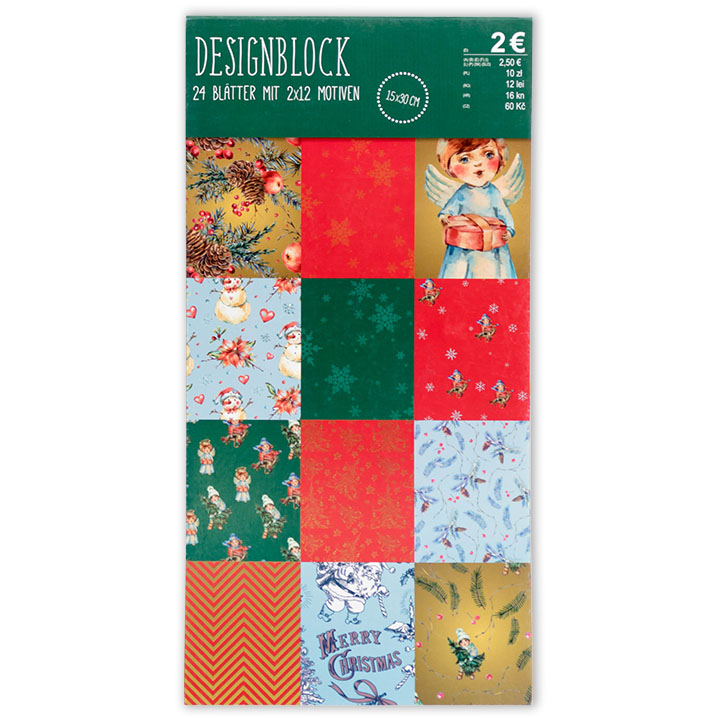 Papiri za scrapbooking 15 x 30 cm