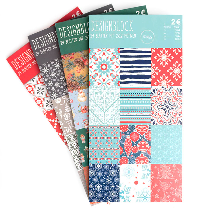 Papiri za scrapbooking 15 x 30 cm