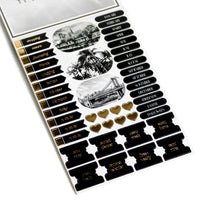 Scrapbooking blok papir A5 24 lista crni