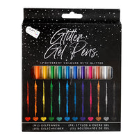 Metalik gel olovke - set od 12 kom