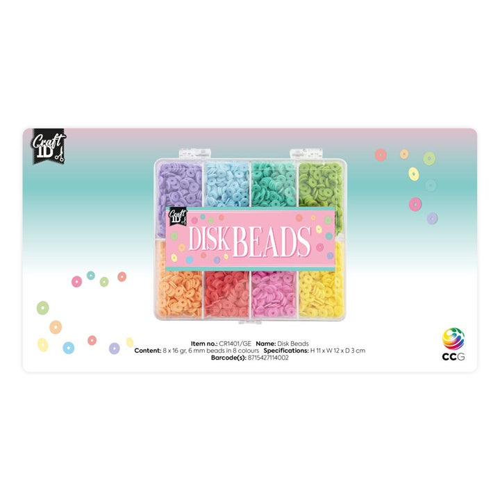 Set pljosnatih perli 6 mm