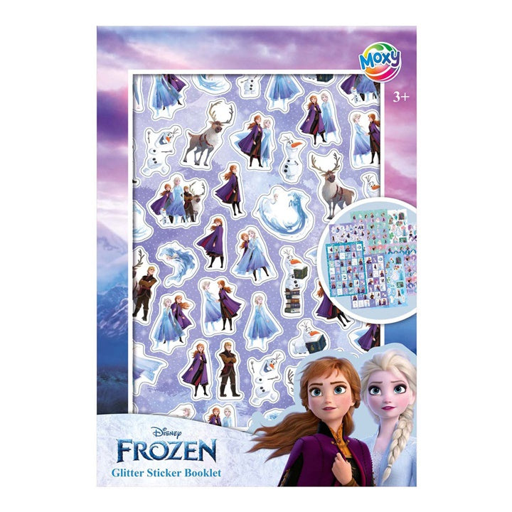 Knjiga sa svjetlucavim naljepnicama Frozen A5