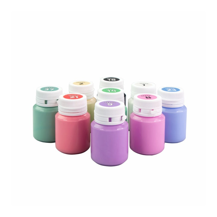 ROSA pastelne akrilne boje za tekstil 9x20 ml