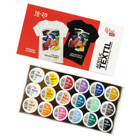 STYLE ROSA TALENT Set akrilnih boja za tekstil