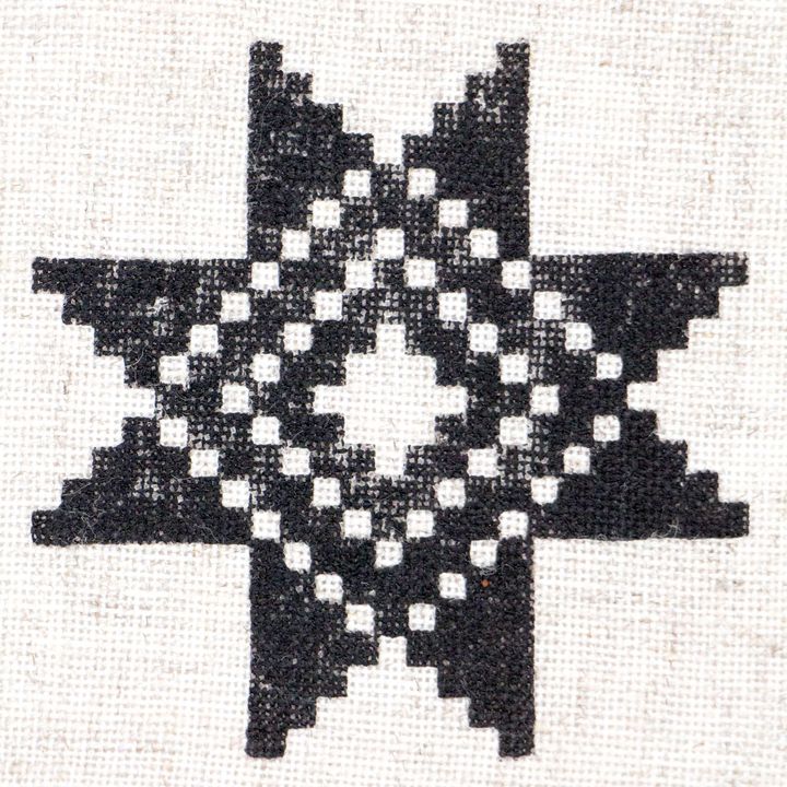 Drveni štambilj ROSA TALENT br. 4 Geometrija 6,5x6,5 cm