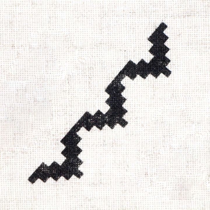 Drveni štambilj ROSA TALENT br. 6 Geometrija 7,5x1,5 cm