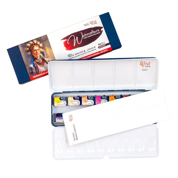 Set akvarela Rosa Gallery Portrait 14x2,5 ml