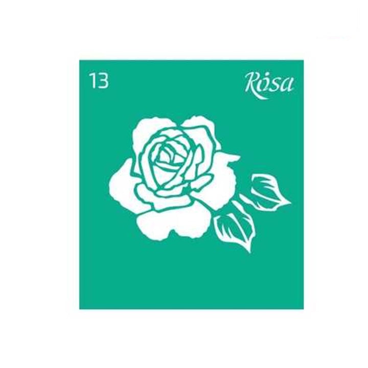 Samoljepljiva šablona Rosa Talent 9 x 10 cm - uzorak br. 13