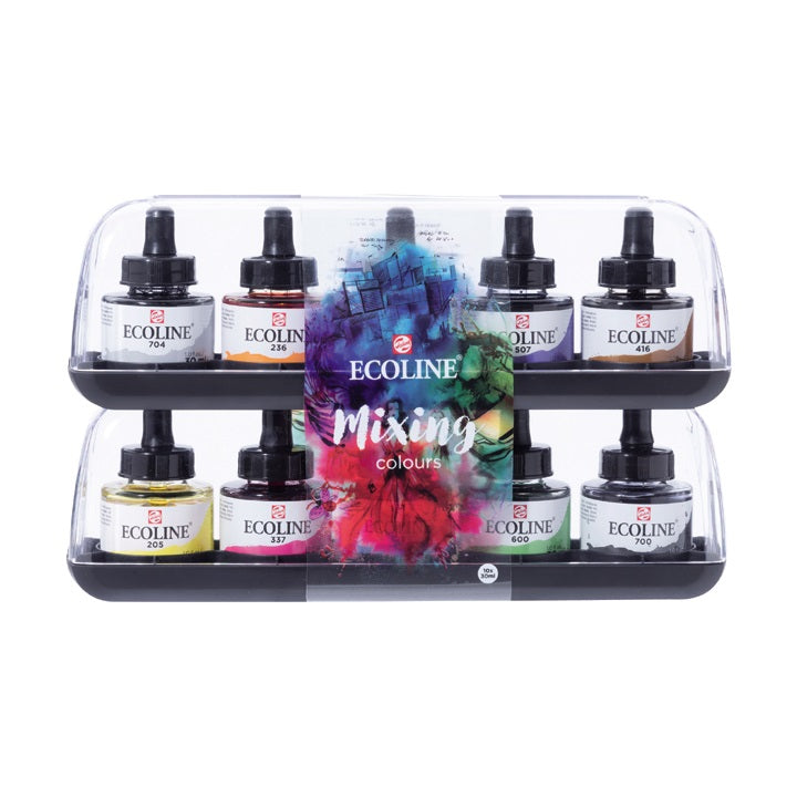 Akvarel boje Ecoline Sada Mixing Colours - 10 x 30 ml