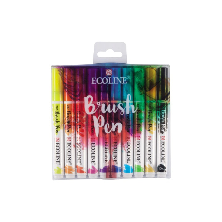Akvarel markeri Ecoline Brush Pen - 10 djelni set