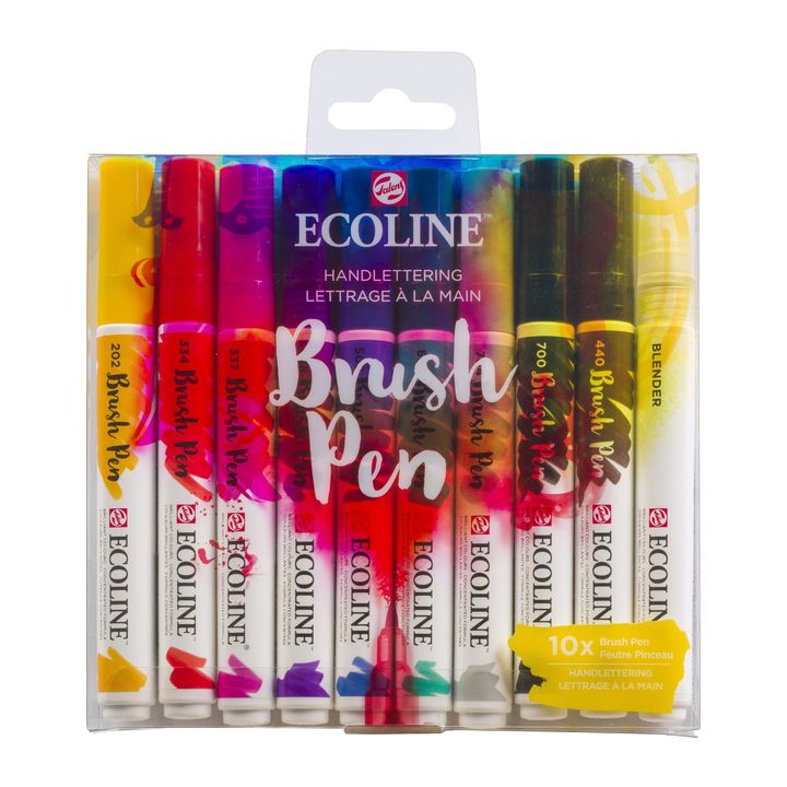 Vodene olovke Ecoline Brush Pen Hand Lettering