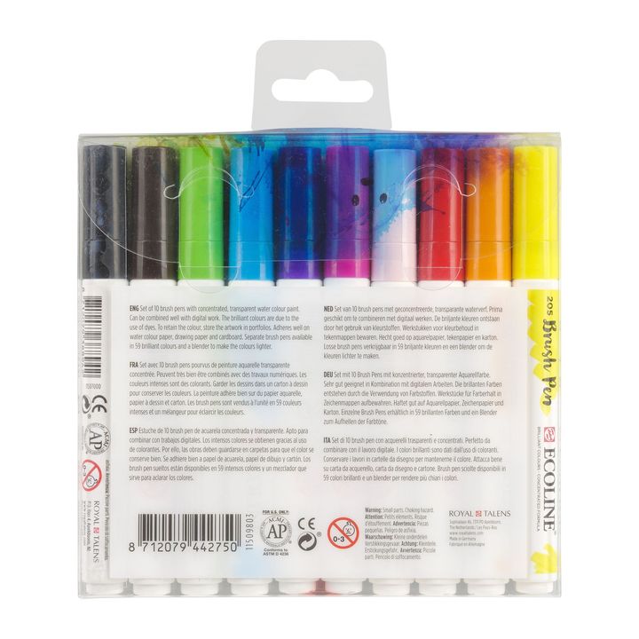 Vodene olovke Ecoline Brush Pen Bright