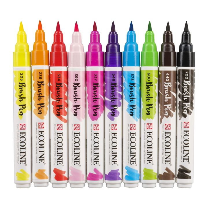 Vodene olovke Ecoline Brush Pen Bright
