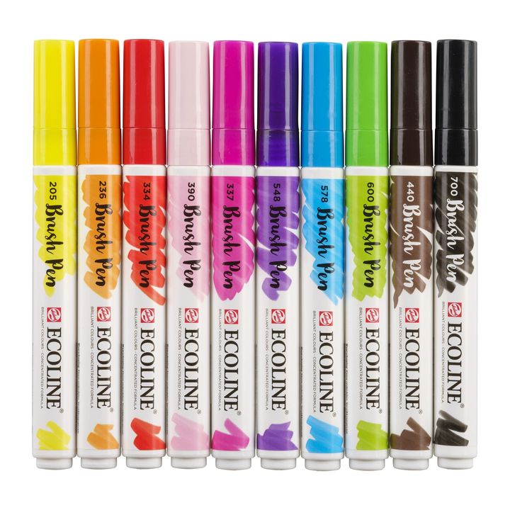Vodene olovke Ecoline Brush Pen Bright