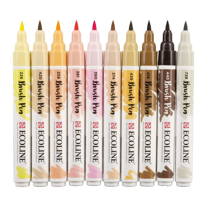 Vodene olovke Ecoline Brush Pen Skin