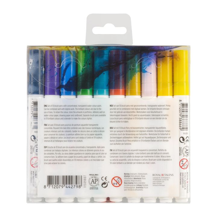 Vodene olovke Ecoline Brush Pen Illustrator