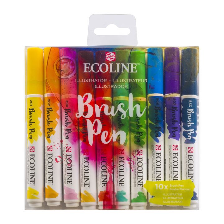 Vodene olovke Ecoline Brush Pen Illustrator