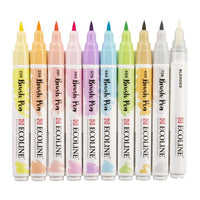 Vodene olovke ECOLINE BRUSH PEN pastel 10 kom