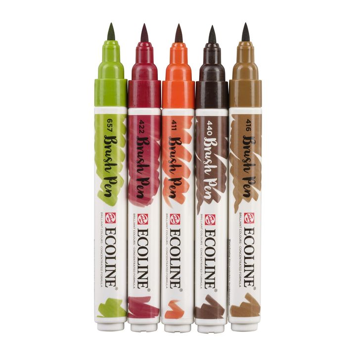 Vodene olovke Ecoline Brush Pen Autumn