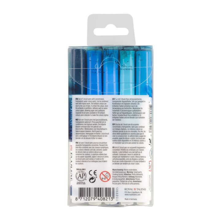 Vodene olovke Ecoline Brush Pen Blue