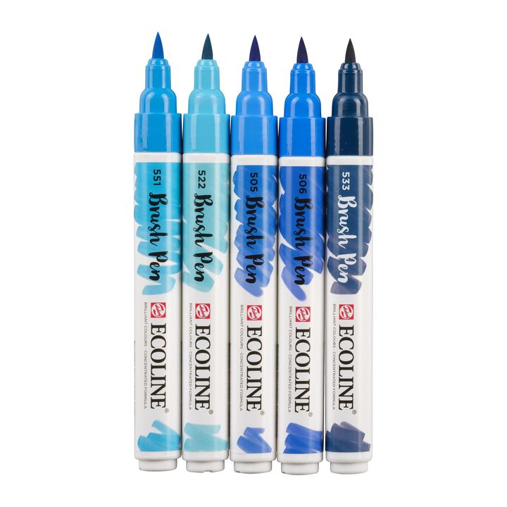 Vodene olovke Ecoline Brush Pen Blue