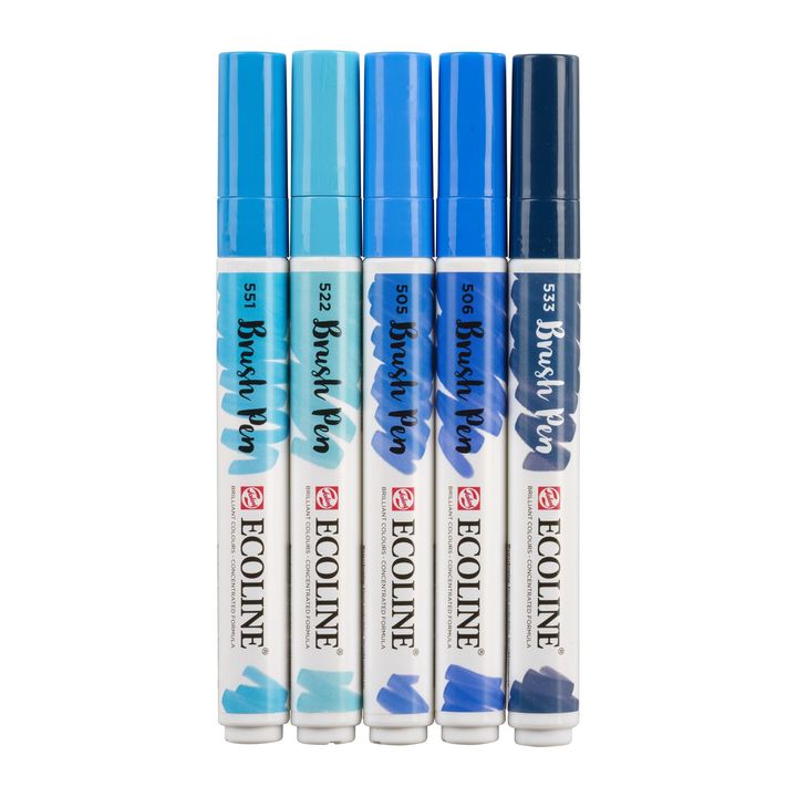 Vodene olovke Ecoline Brush Pen Blue