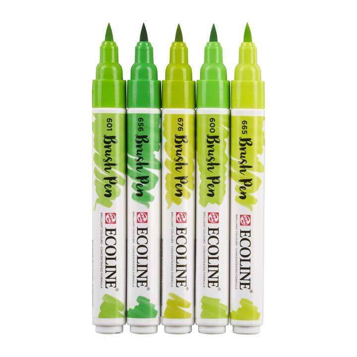 Vodene olovke Ecoline Brush Pen Green