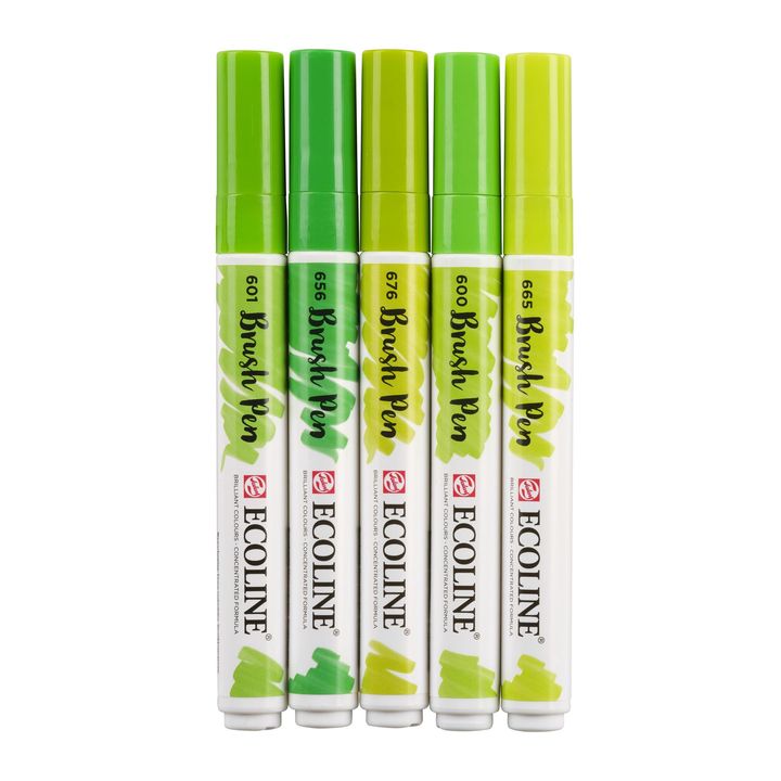 Vodene olovke Ecoline Brush Pen Green