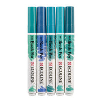 Vodene olovke Ecoline Brush Pen Green Blue