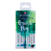 Vodene olovke Ecoline Brush Pen Green Blue