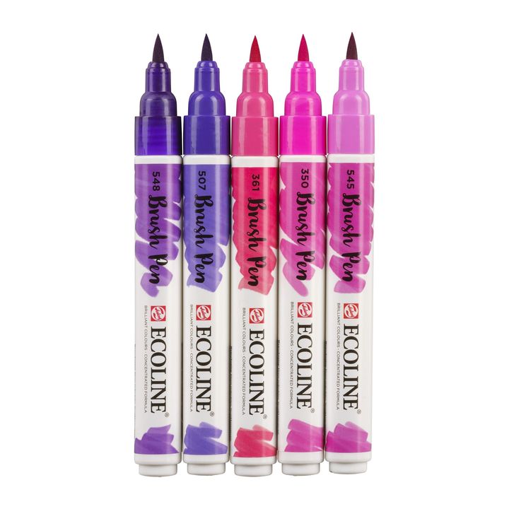 Vodene olovke Ecoline Brush Pen Violet