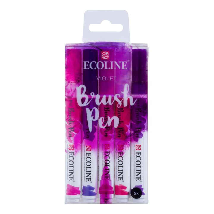 Vodene olovke Ecoline Brush Pen Violet