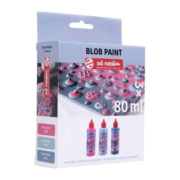 Kreativni set Art Creation Blob Paint pink 3 x 80 ml