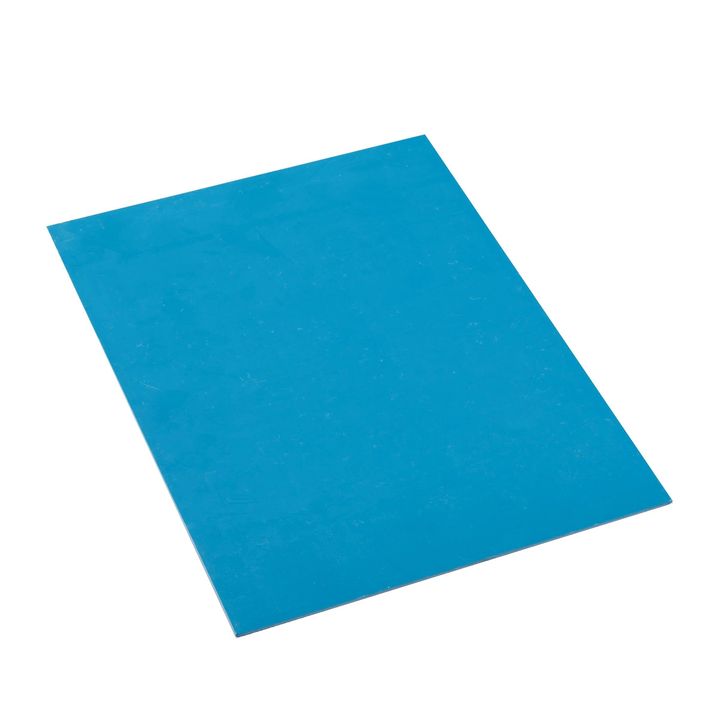 Linoleum blue soft 23 x 30 cm