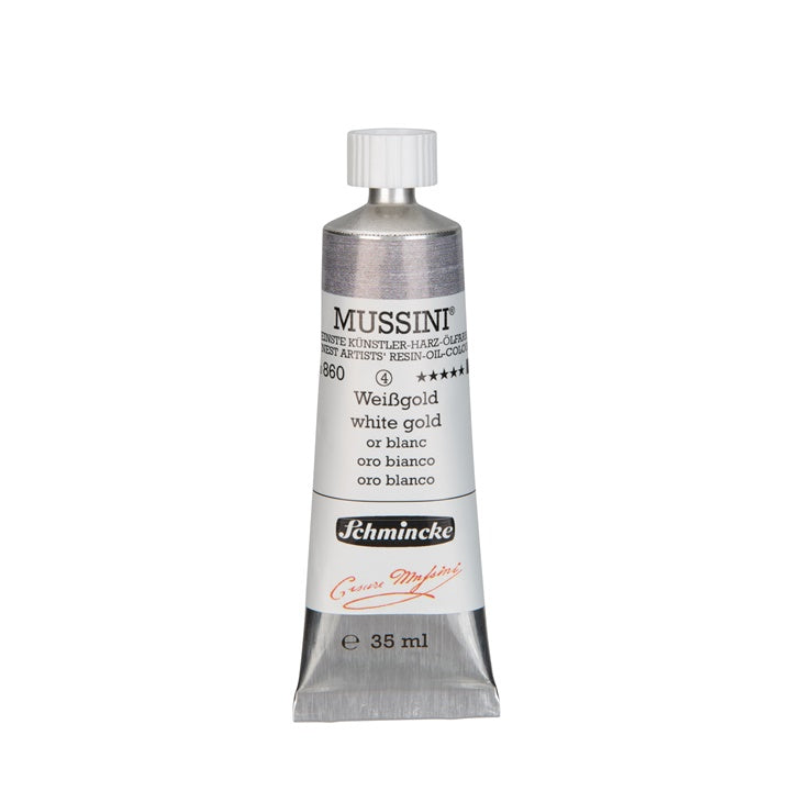 Oljne barve Schmincke MUSSINI 35 ml – 860 belo-zlata